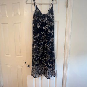 AQUA SLEEVELESS MAXI NAVY -SMALL